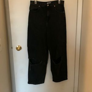 Black baggy jeans